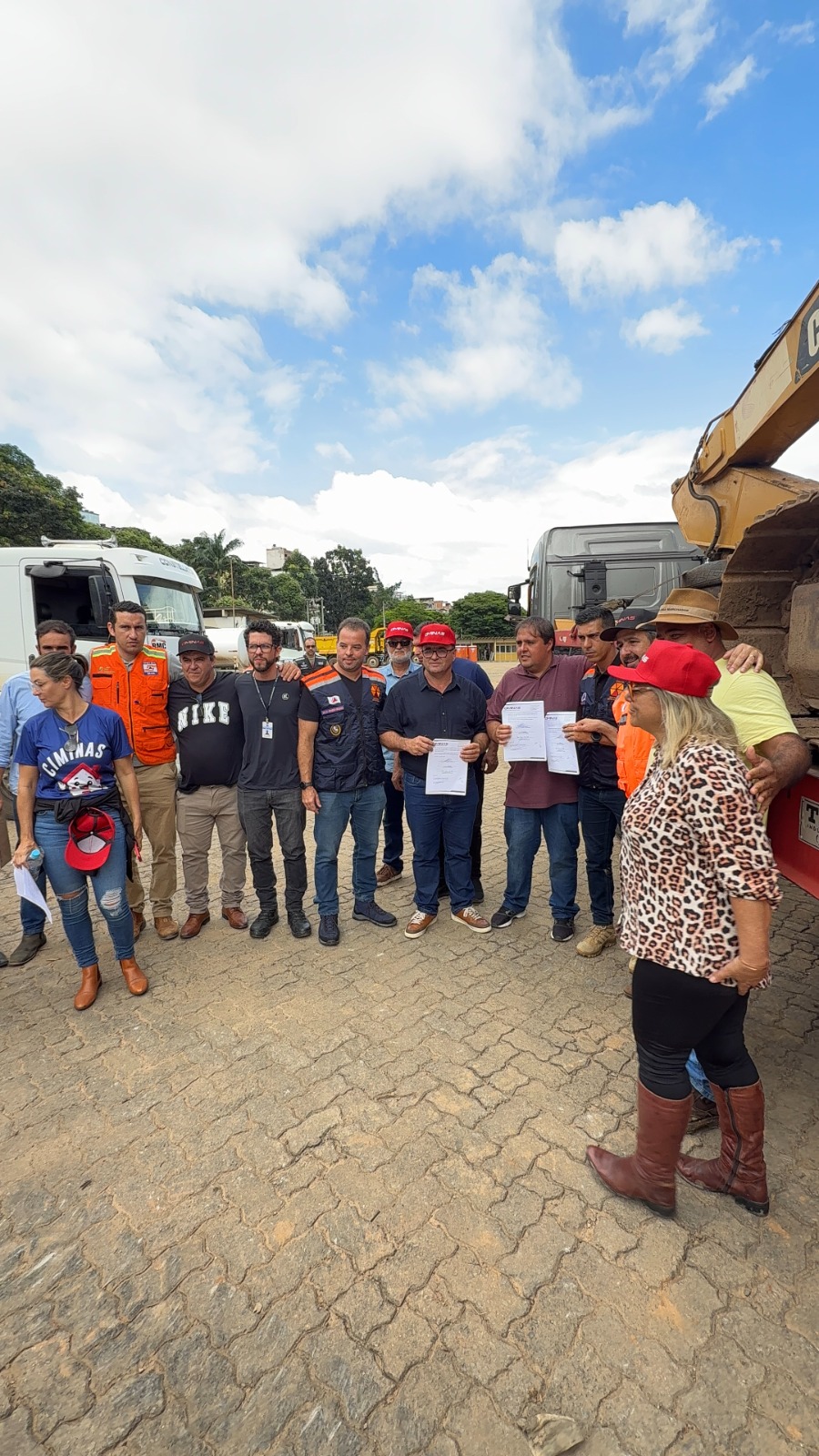 CIMINAS lidera resposta às chuvas na Zona da Mata e leva máquinas para recuperação dos municípios